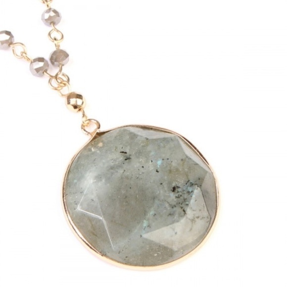 Riah Fashion Jewelry - Longline Pendant Necklace
